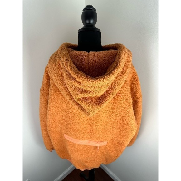 NWOT Free People Fuzzy Was She Fleece Pullover Cooper size XS - Picture 10 of 11